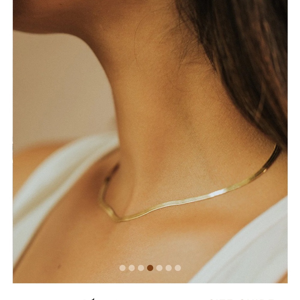 Made by Mary - gold Hera necklace- NEW never used.